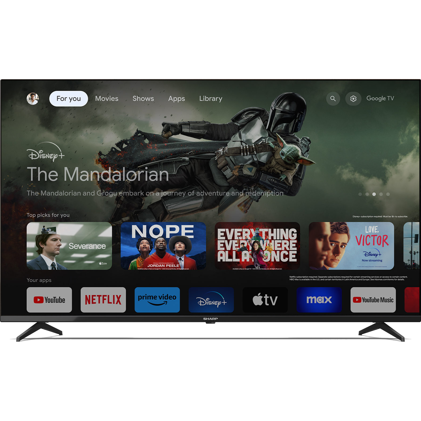 SHARP 42" Google TV – 2T-C42EG5NX Full HD
