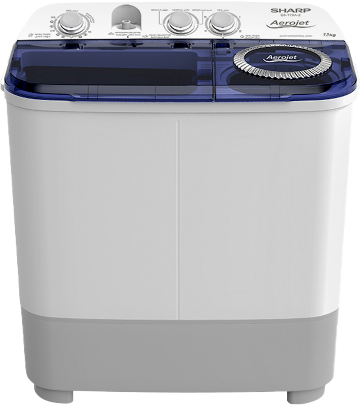 SHARP 7KG Semi-Automatic Washer – Model ES-T75A-X