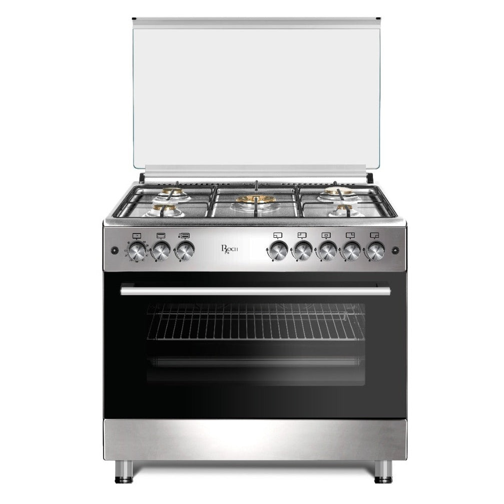 ROCH 90x60 Cooker – Inox Full Option