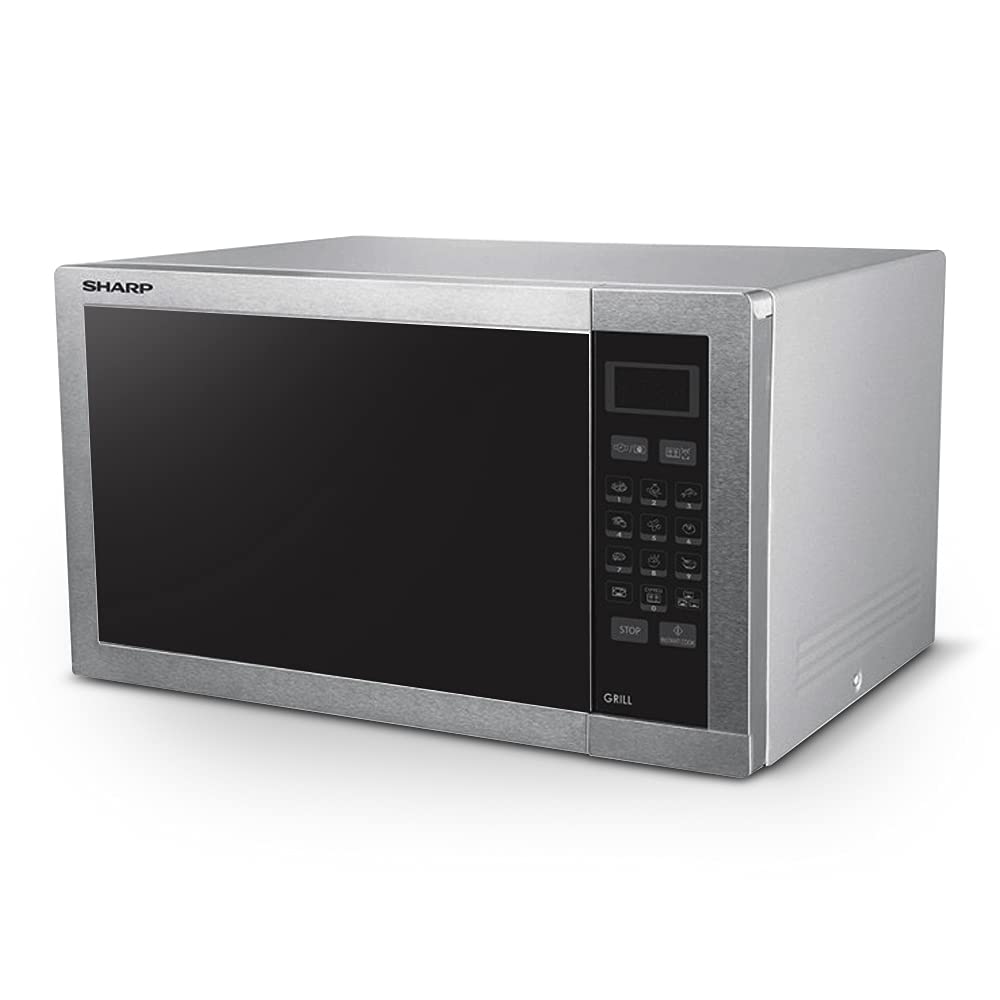 SHARP R-77AT(ST) Microwave – 34L Grill, Premium Build