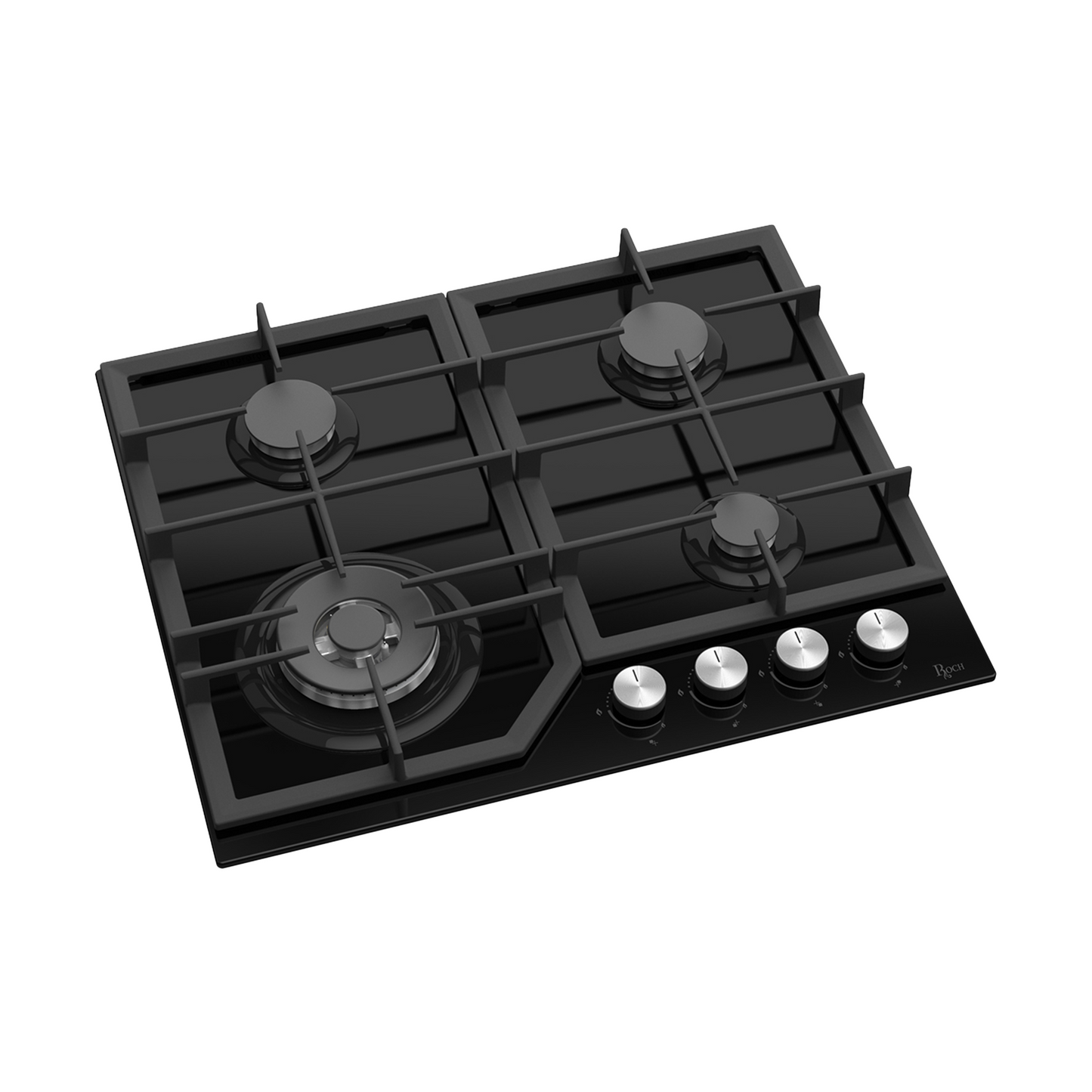ROCH RBH 60WCFGB – Built-In Hob with Glass Top Design