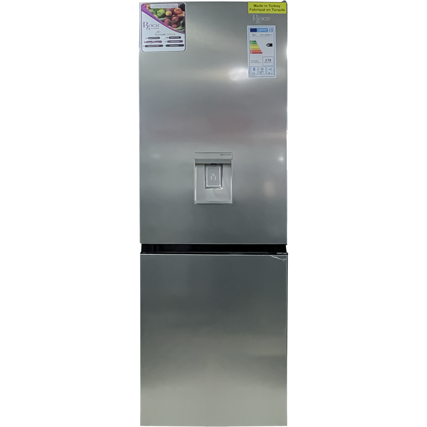 ROCH RFR-370DWB-H Combo Fridge – 370L, 3 Drawers with Water Dispenser