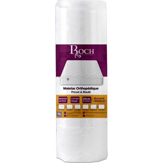 ROCH Mattress – 140x190cm Medium Firm, Durable Foam