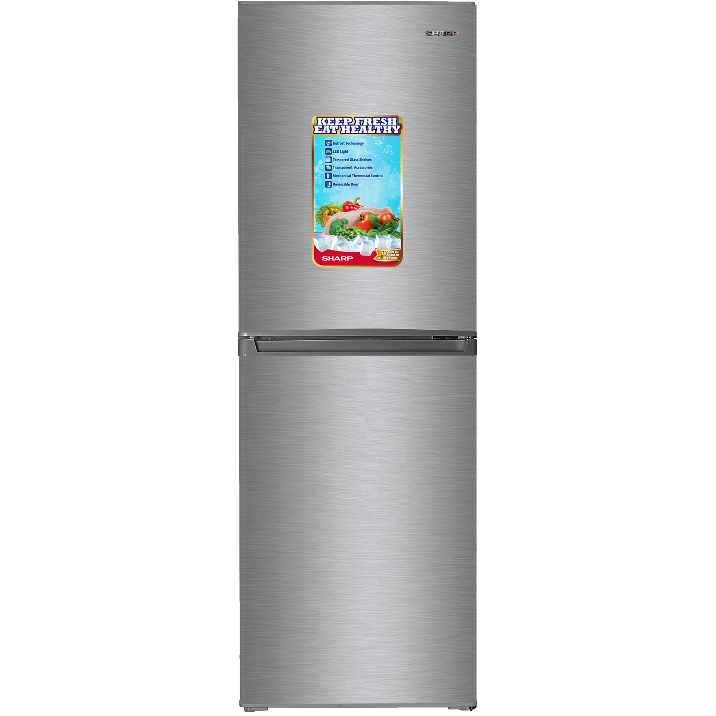 SHARP SJ-BH320-HS2 Refrigerator – 4-Drawer Freezer Combo