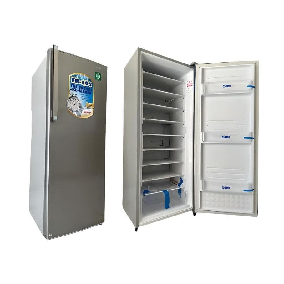 SHARP FR-195TGL-SALF Freezer – Vertical, 8 Drawers