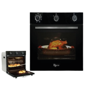 ROCH RBO G615 BL Oven – Dual Fuel, Black