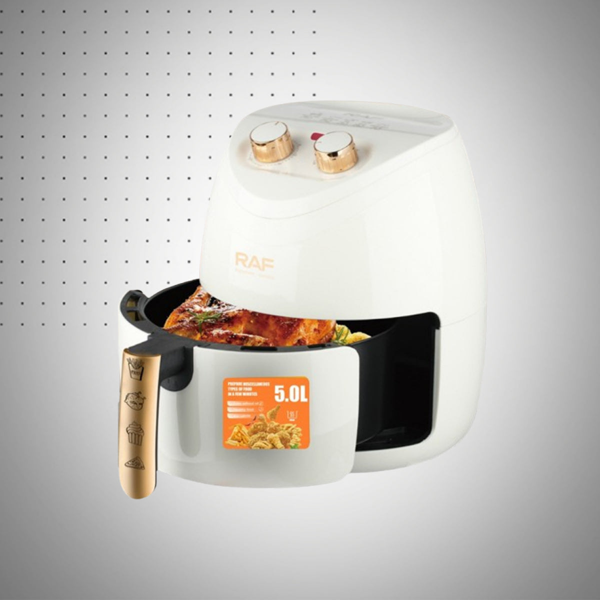 RAF R.5232 Air Fryer – Rapid Hot Air Circulation