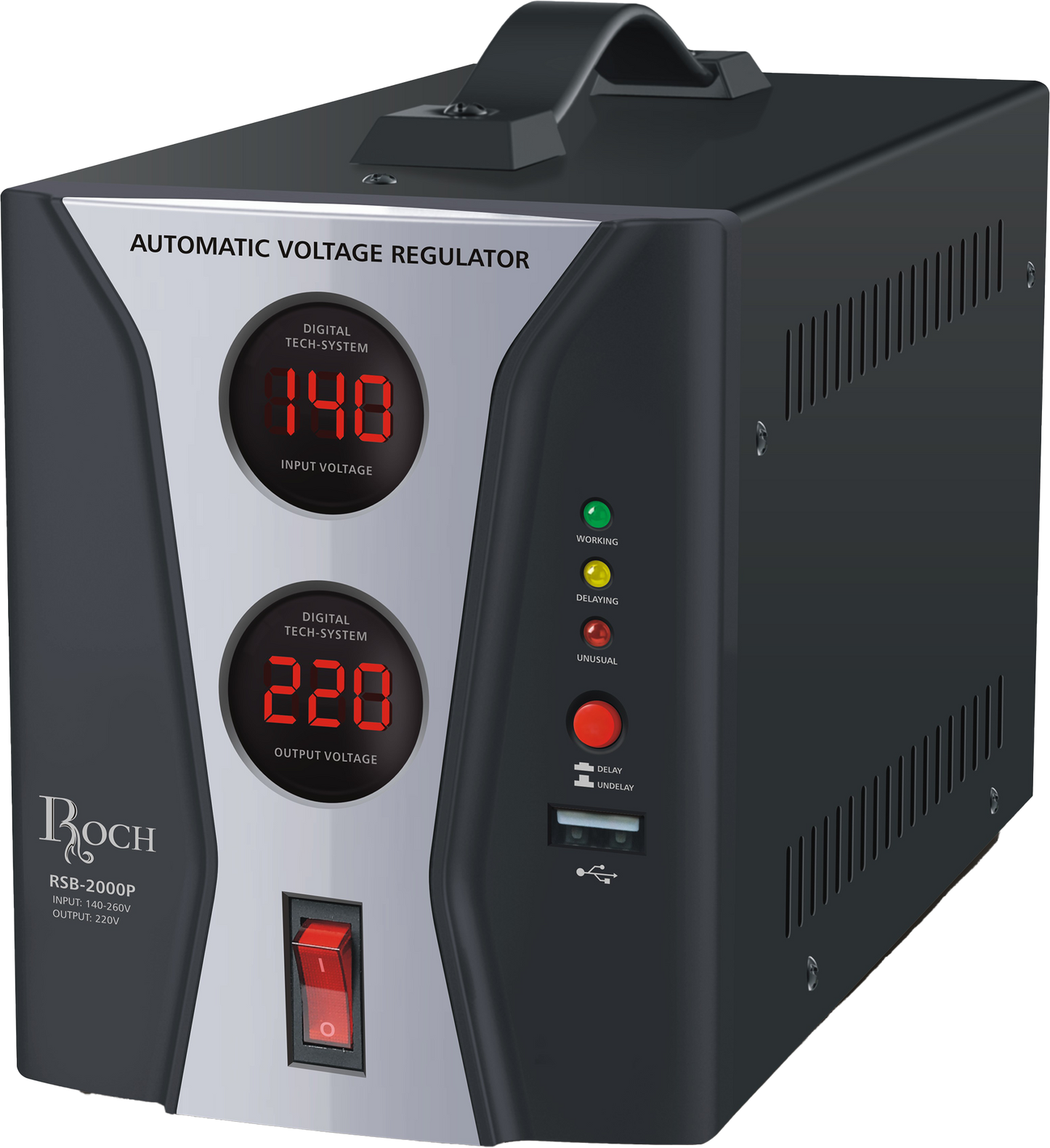 ROCH Voltage Regulator 2000VA – Stabilizer for Electronics