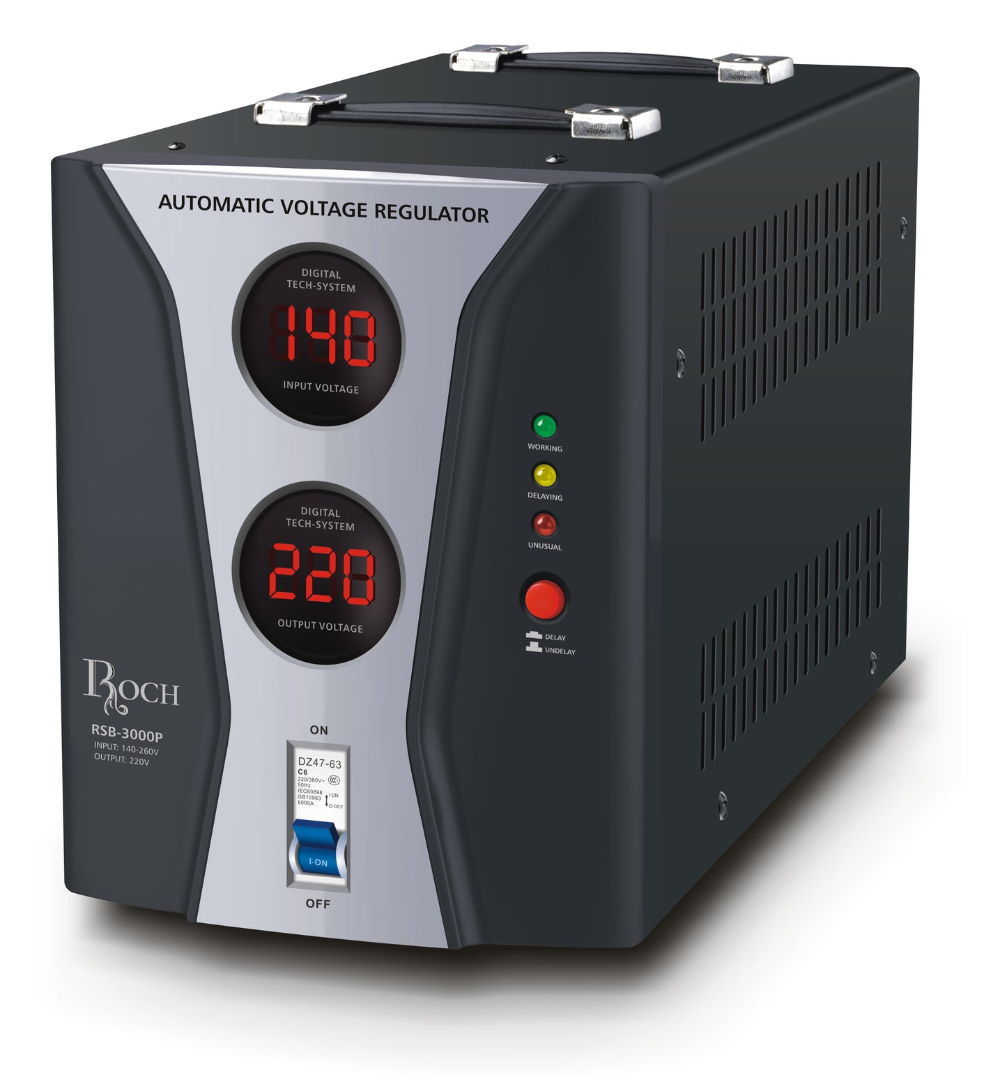 ROCH Voltage Regulator 3000VA – Commercial Use Stabilizer