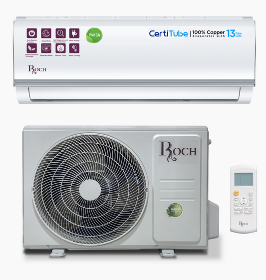 ROCH 12000 BTU Inverter AC R410 – Quiet Cooling
