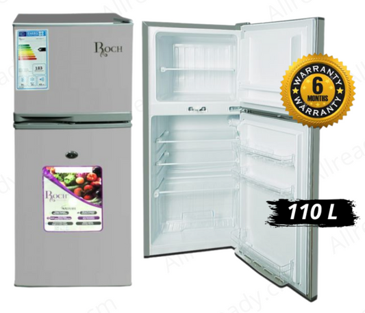 ROCH RFR-135DT-J Refrigerator – 135L Compact Fridge with 2 Doors