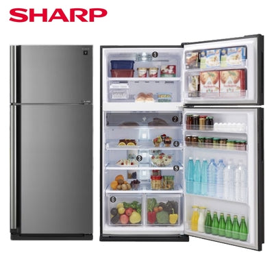 SHARP SJ-SE70D-SL5 Refrigerator – J-Tech Inverter, 600L