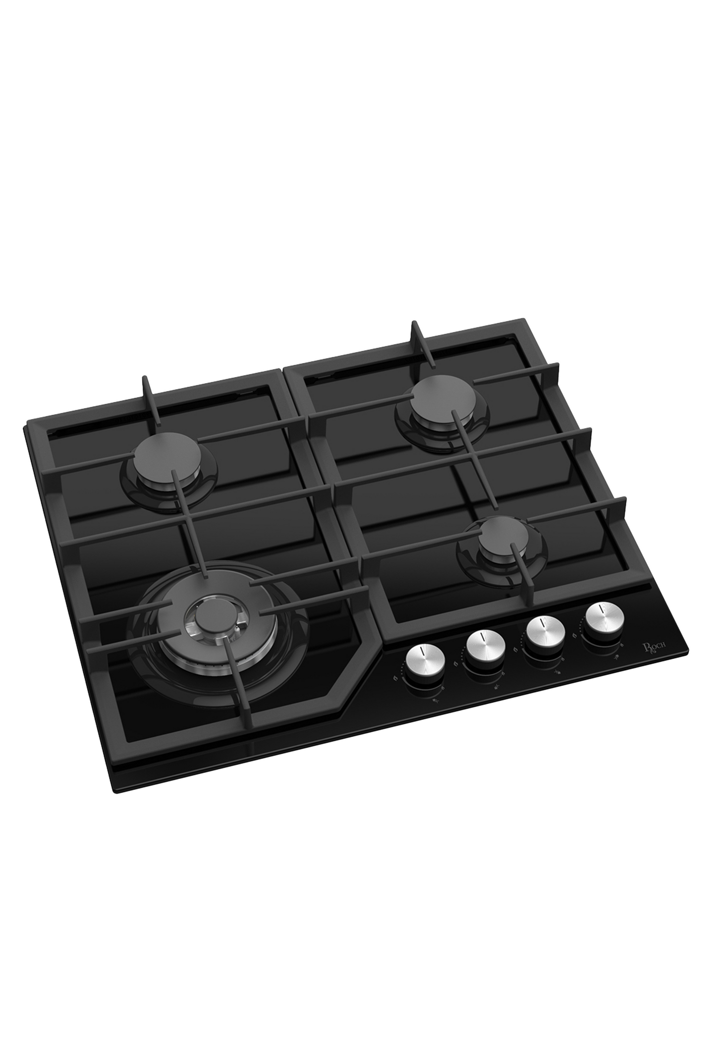 ROCH RBH 60WCFGB – Built-In Hob with Glass Top Design