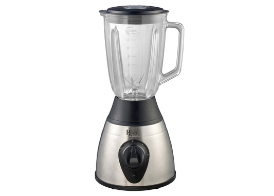 ROCH RBL-114SS-C Blender – Grey Body with Glass Jar