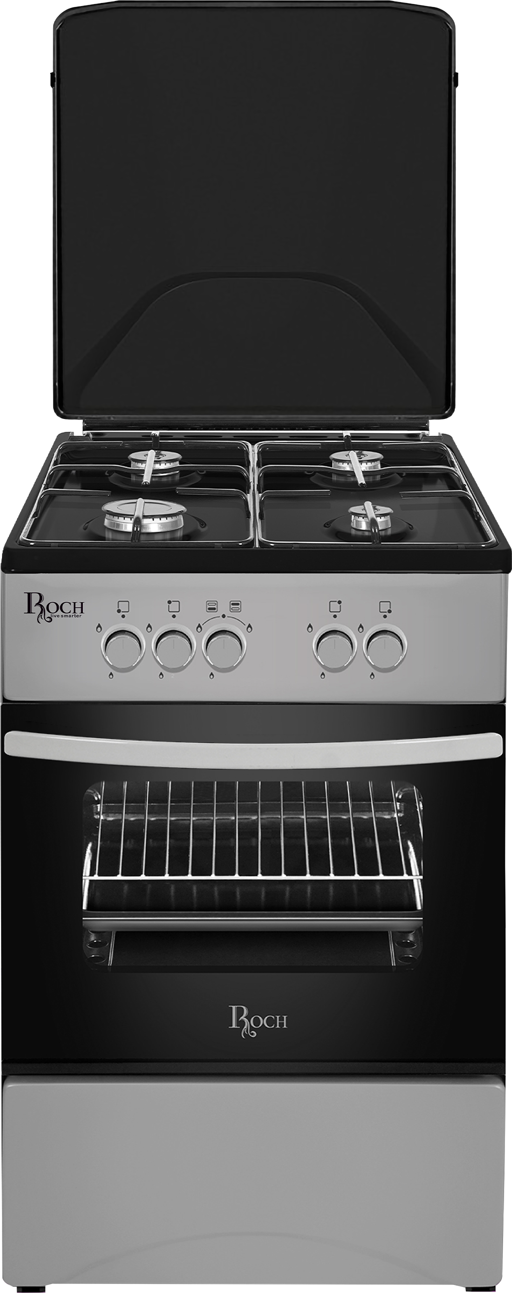 ROCH 60x60 Cooker – Inox Full Option
