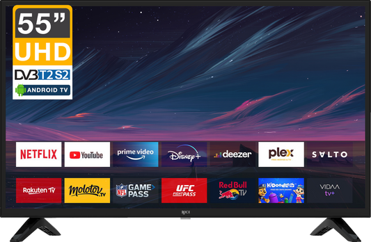 ROCH Smart TV 55 Inch – UHD 4K Smart Display