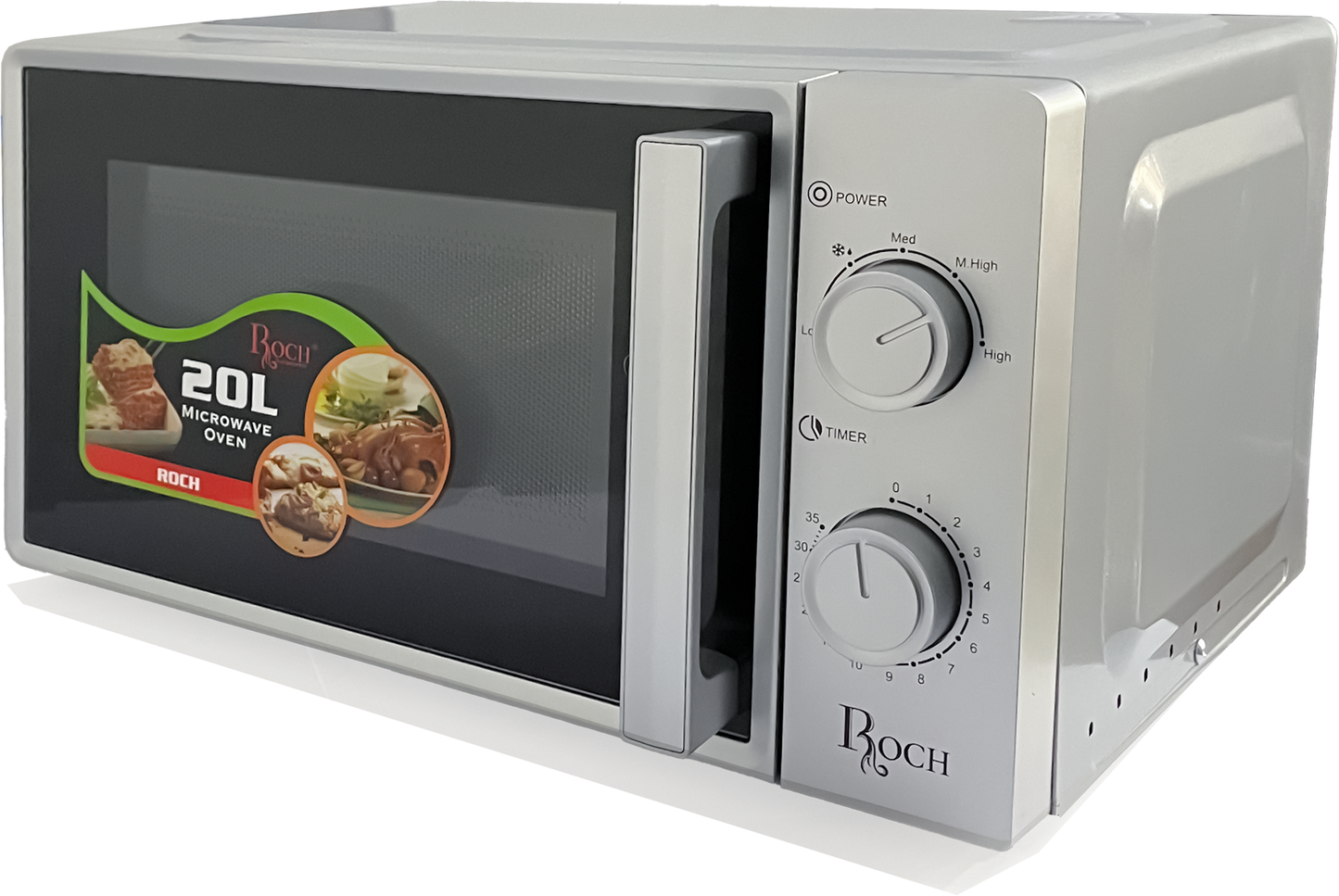 ROCH RMW-20LMX7-B(B) Microwave – 20L Sleek Black