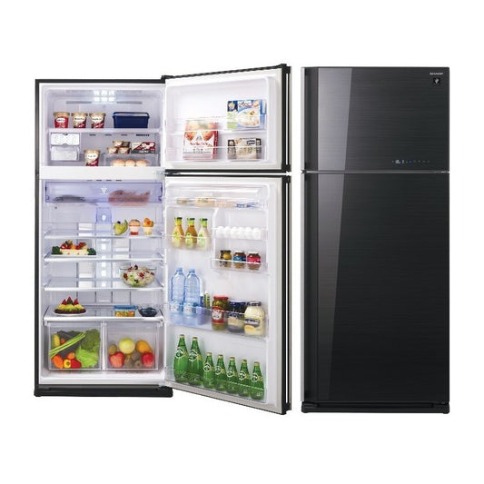 SHARP SJ-48C-BK Refrigerator – Double Door, 340L