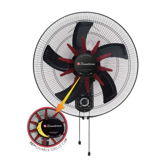 BINATONE WF-1806 Wall Fan – 18" Silent Operation
