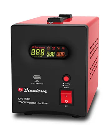 BINATONE DVS-2000 Regulator – Digital Voltage Stabilizer